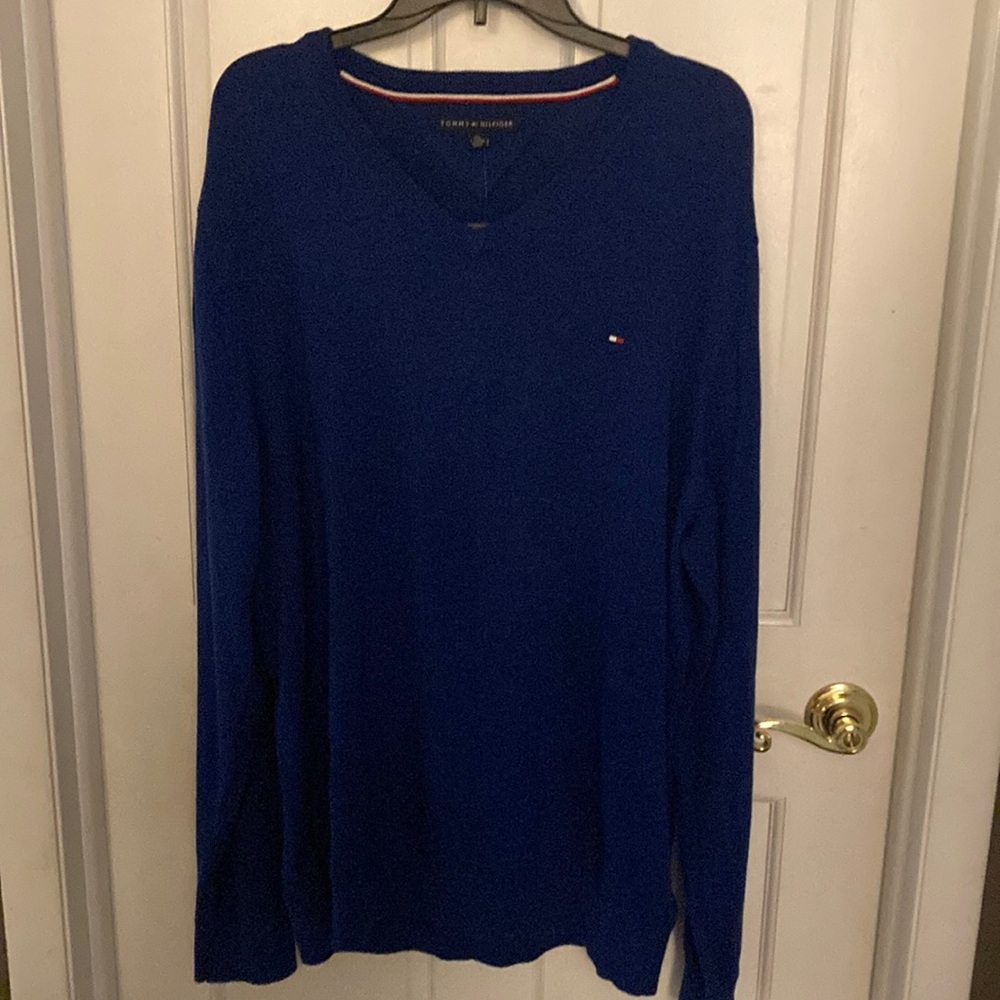 NWT Tommy Hilfiger Essential V-neck Sweater, size XXL